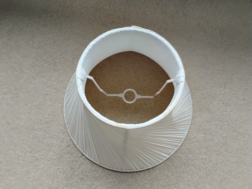 Lampshade ivory ruched - &, lampshade,