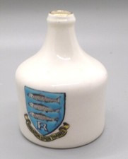 W.H. Goss Dartmouth Sack Bottle Kingston-Upon-Thames Crest