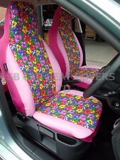 i - TO FIT A TOYOTA MR2 CAR, SEAT COVERS, PRIMROSE COVERS/PINK LEATHER