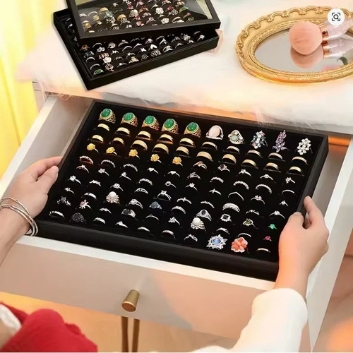 100 slot jewelry - ring, display