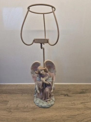 Porcelain angel candle holder - porcelain,