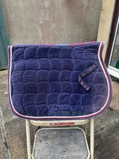 John Whittaker Navy Blue Quilted Saddle Numnah Pony
