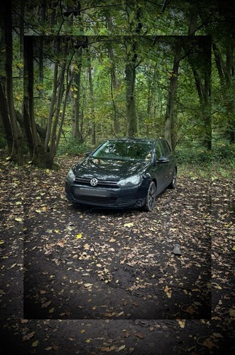 Black volkswagen golf 6 - black,
