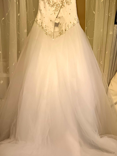 White spaghetti straps - straps, beaded