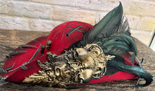 RED Distressed Pirate Hat