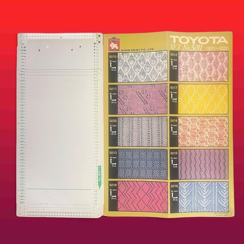 Toyota knitting machine - knitting,