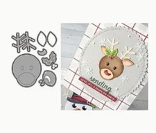 Build up Reindeer Face Metal