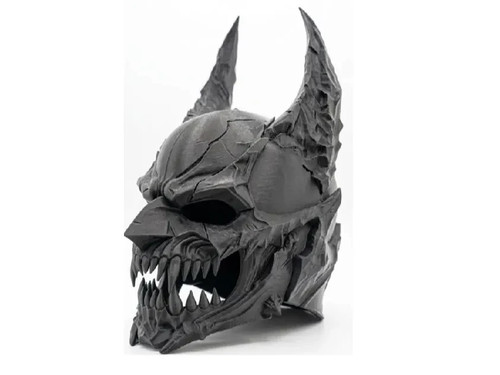 Printed batman demon helmet - 3d,