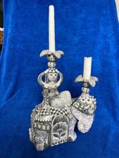 BJORN WIINBLAD. Queen of Sheba. Porcelain elephant candleholder. 1987. SUPERB !