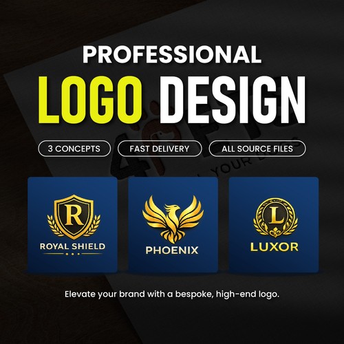 Custom logo design service - design,