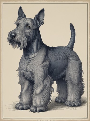 Scottish terrier vintage - scottish,