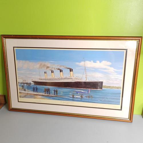 Olympic passing calshot - calshot, signed