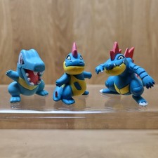Pokemon Tomy Totodile Croconaw Feraligatr Figures Generation 2 Nintendo Starters
