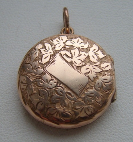 Victorian gold back front - back, &