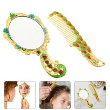  1 Set Retro Mirror Comb Set