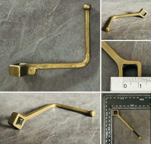 Antique brass clock work - clock,