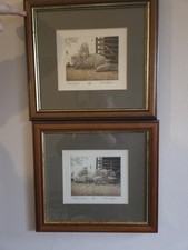Two Framed Signed Limited Edition Mark Spain Prints of Sheep