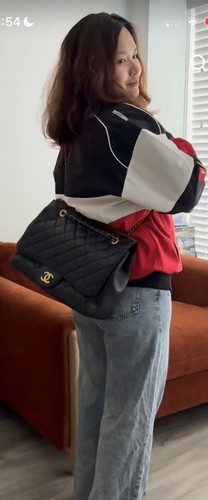 Chanel black zip - zip, bag