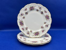 Three Royal Albert VIOLETTA Side Plates.