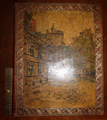 1880 unique hand painted - 1880's,