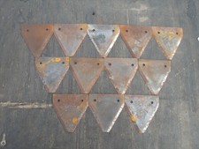 Vintage Oxford Allen Scythe Finger Bar Cutting Mower Section Knives Blades x 12