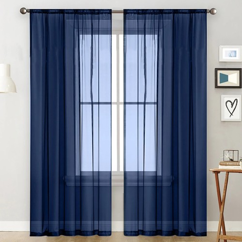 Voile curtains pair - pair, panels)
