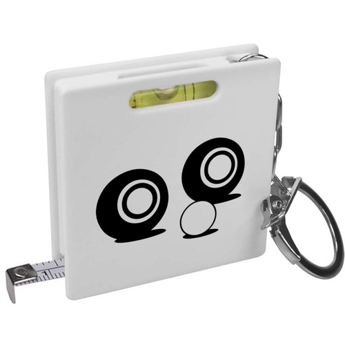 Lawn bowls equipment keyring - 'lawn,