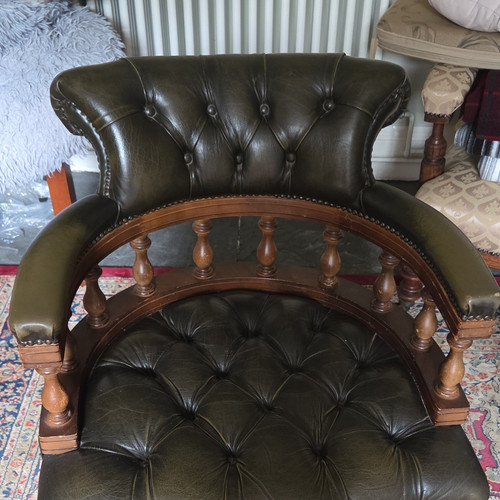 Chesterfield leather captains - leather,
