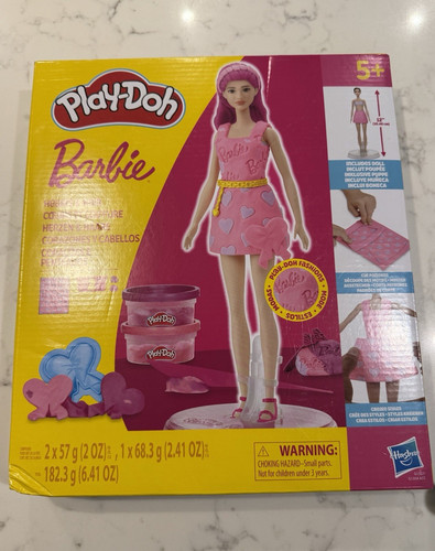 Play doh barbie hearts hair - play-doh, &