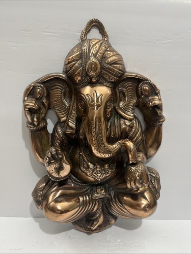 Bronze copper ganapati - copper,