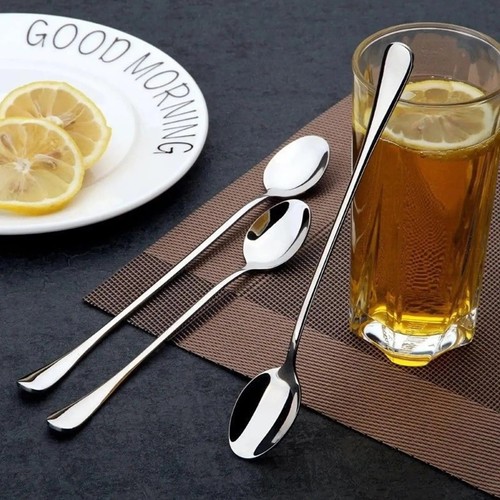 Long handle latte spoons - 6x,