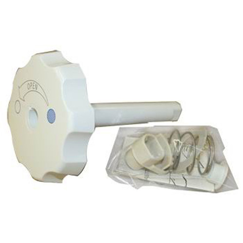Thetford flush knob - flush, white