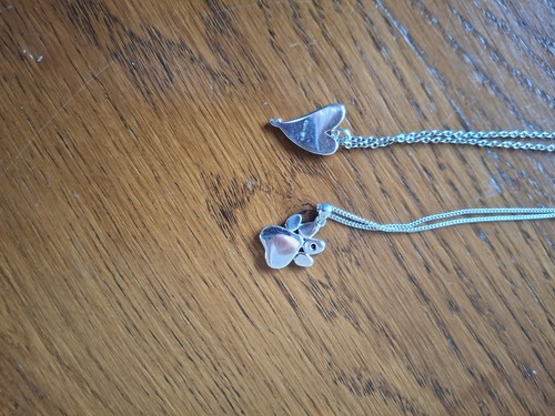 Clogau pawprints necklace 2 - necklace, x
