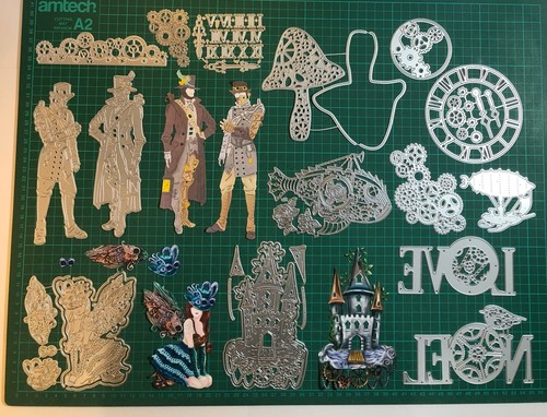 Steampunk die sets men lady - sets, -men