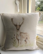 Deer Cushion Cover 16”x16”