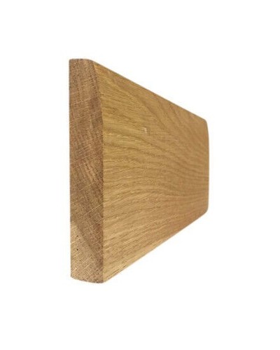 Oak skirting board chamfered - oak,