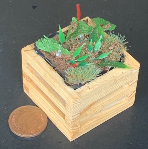 Dolls house compost bin full - dolls,