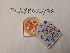 PLAYMOBIL. PLAYMOXOY76 STORE. PIZZA WITH PIZZERIA BOX.