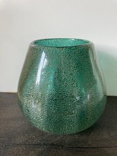 Green Crackle Tea Light Holder/Small Vase