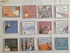 Set of 12 H&H Fridge Magnets