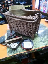 Small Vintage Fishing Wicker