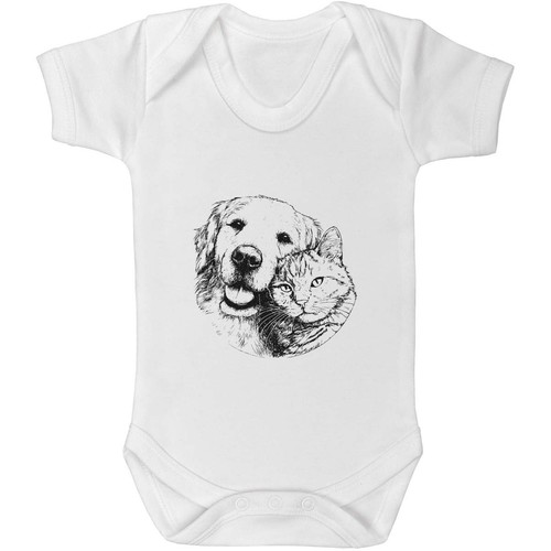 Golden retriever cat baby - 'golden, cat'