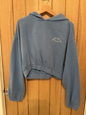 Blue Tracksuit - High Waisted - Cropped - Womens - Jack Wills - Size 8