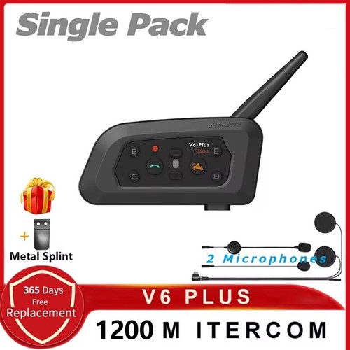 Pro motorcycle intercom - v6,