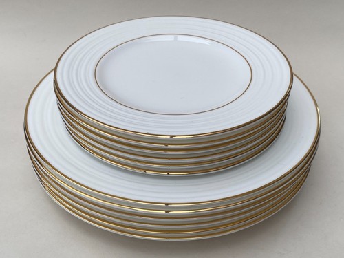 Bone china plate set - bone,