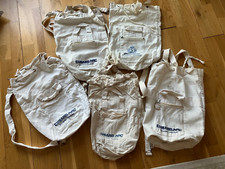 Cunard travel duffle holdalls from Sagafjord/Vistafjord cruise liners, used