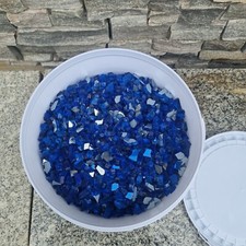 Blue Colour Fire Glass for Gas Fire Tables - 11kg - £49.99 FREE DELIVERY