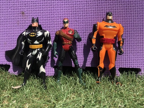 Batman and robin figures - (x2),