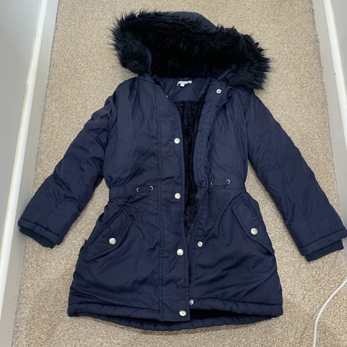 Blue zoo girls winter parka - blue,