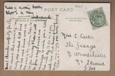 Nailsworth, Gloucestershire - Single Circle postmark 1906 - Bank of england